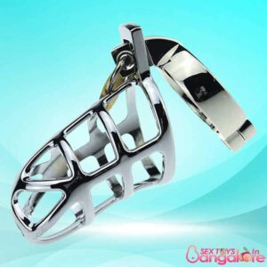 Chastity Steel Lock Device for Men BDSM-010