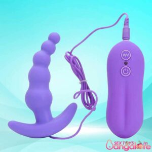 Vibrating Anal Plug Beads Prostate Massager AD-028