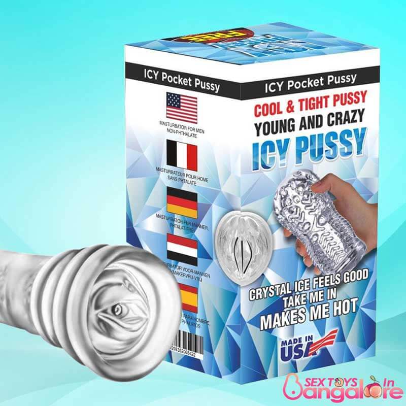 Icy Crystal Pocket Pussy Masturbator MMT-030