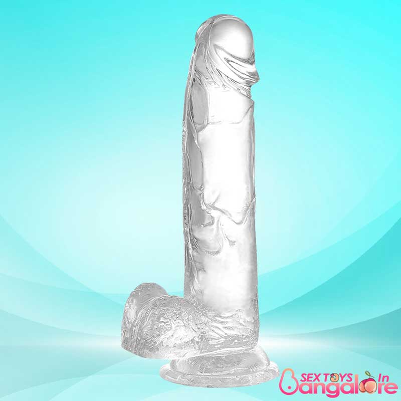 Crystal Jelly Dildo With Strong Suction Cup DNV-032