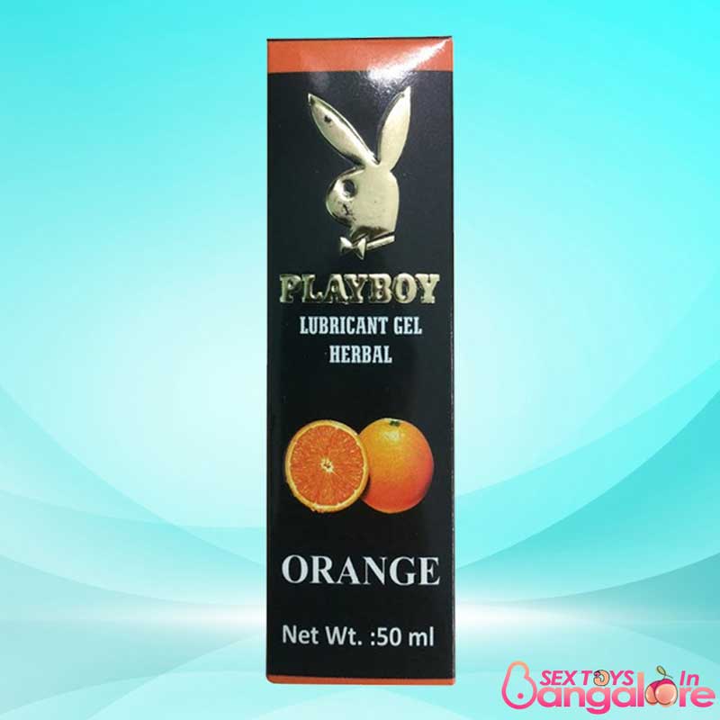 Playboy Lubricant Water Based Gel-Orange Flavoured CGS-033