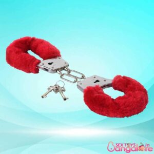 Fetish Fantasy Beginner’s Furry Cuffs in Red BDSM-004