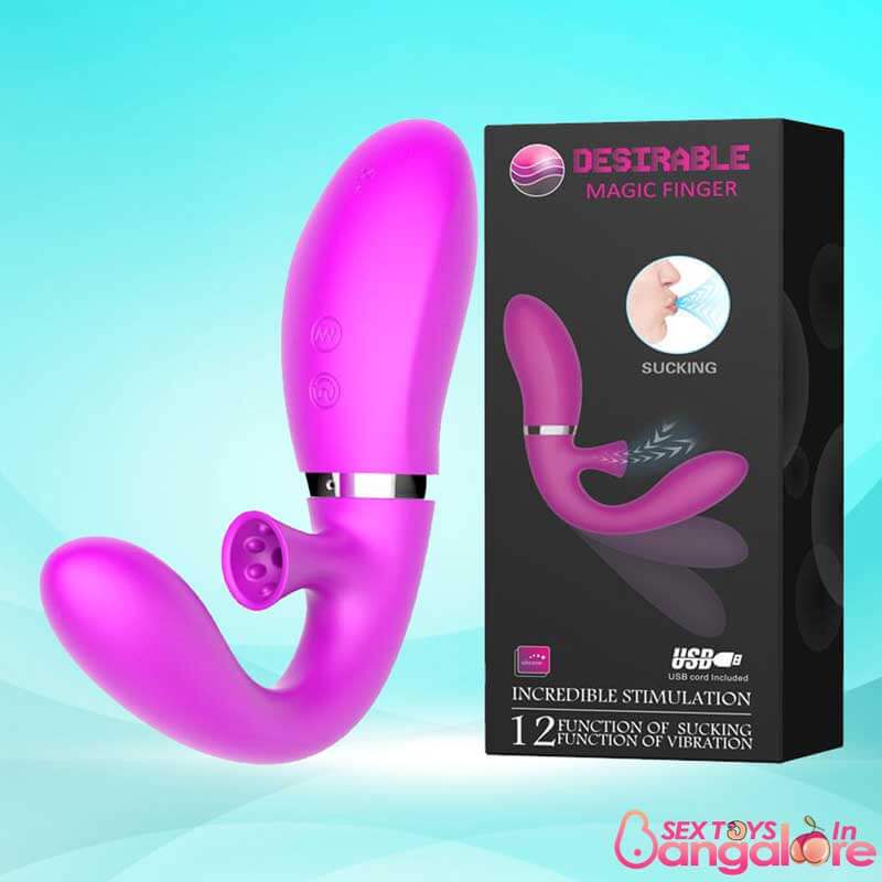 Desirable Magic Finger Vibrator with Suction GS-045
