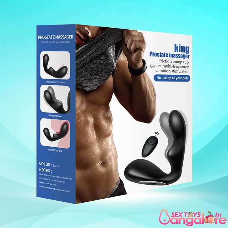 King Vibrating Prostate Massager With Remote PM-008
